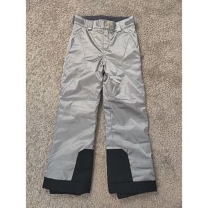 (V) Spyder Kids snow Pants ski snowboard winter silver sz 12